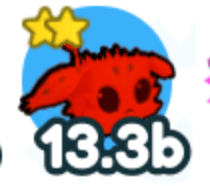 Rainbow Red Fluffy | Pet Simulator