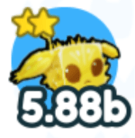 Golden Blue Fluffy | Pet Simulator