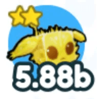 Golden Blue Fluffy | Pet Simulator