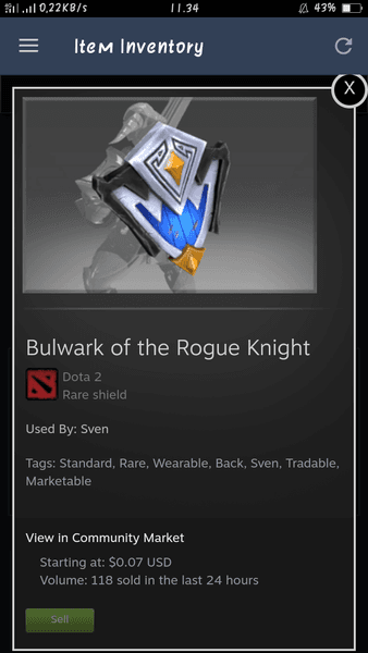 Gambar Product Bulwark of the Rogue Knight