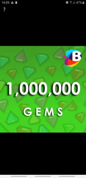 Gambar Product Gems 1000000 / 1 million + key