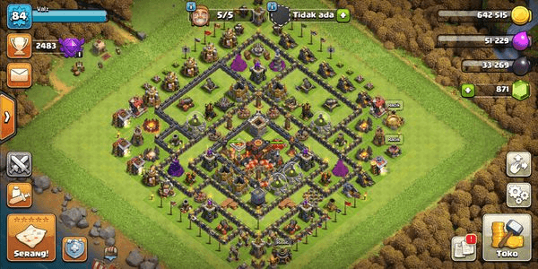 Gambar Product Akun Coc TH 10 Murah Meriah Gems 800+