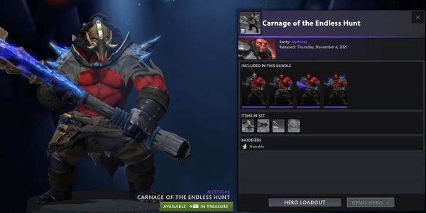 Gambar Product Carnage of the Endless Hunt (Axe set Aghanim 2021)