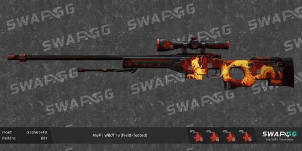 Gambar Product AWP | Wildfire (Field-Tested)