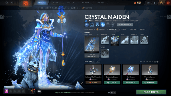 Gambar Product Exalted Frost Avalanche (Arcana Crystal Maiden)