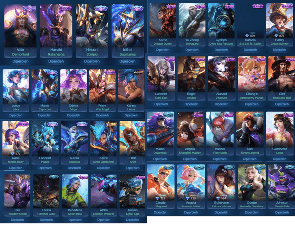 Gambar Product Akun mid sultan