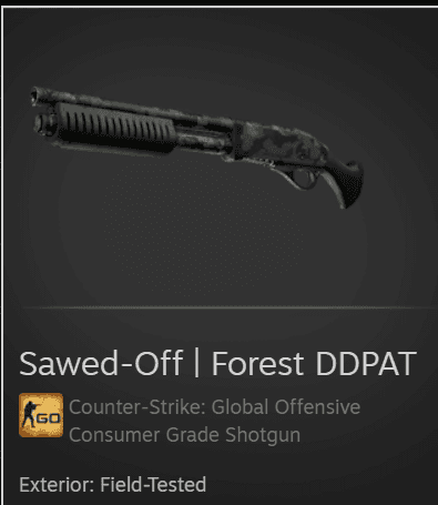 Gambar Product Sawed-Off | Forest DDPAT (Consumer Grade Shotgun)