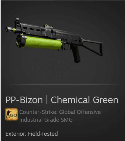 PP-Bizon | Chemical Green (Industrial Grade SMG)
