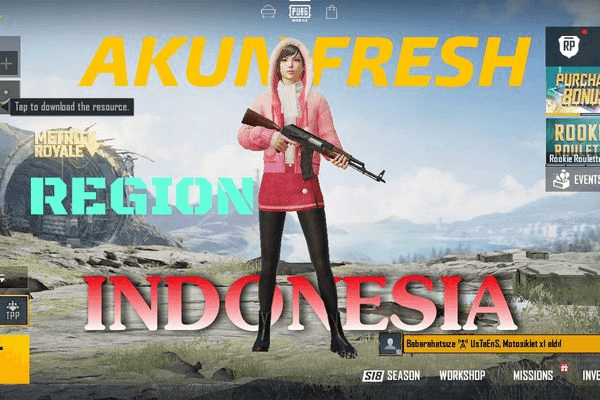 Gambar Product Akun Fresh PUBG Mobile