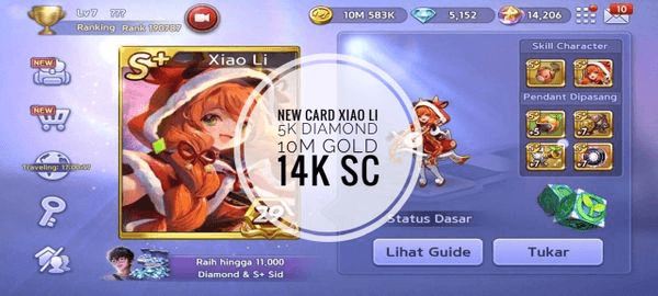 Gambar Product NEW CARD XIAO LI STARTER ACCOUNT FOR BEGINNERS LOGIN LINE ANDROID/IPHONE