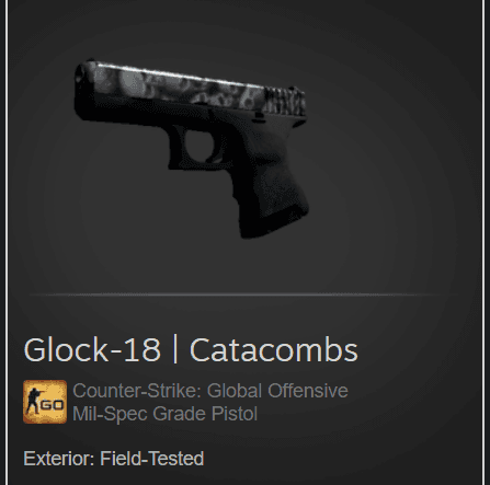 Gambar Product Glock-18 | Catacombs (Mil-Spec Grade Pistol)