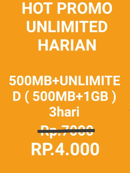 Gambar Product Internet Unlimited + 1 GB