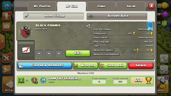Gambar Product 	Clan Level 9