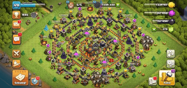Gambar Product TH 10 XP120 SEMI MAX + CLAN LV.5 + HERO SKIN CHEAP HAPPY!!!