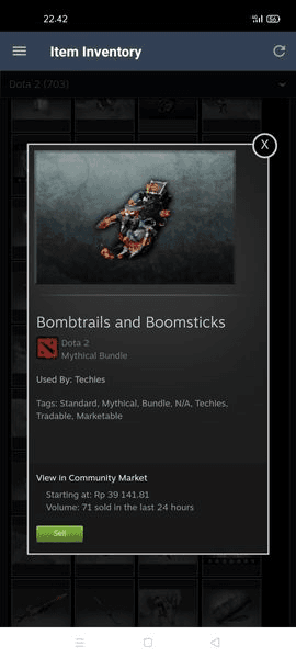 Gambar Product Bombtrails and Boomsticks (Techies Set Diretide 2020)