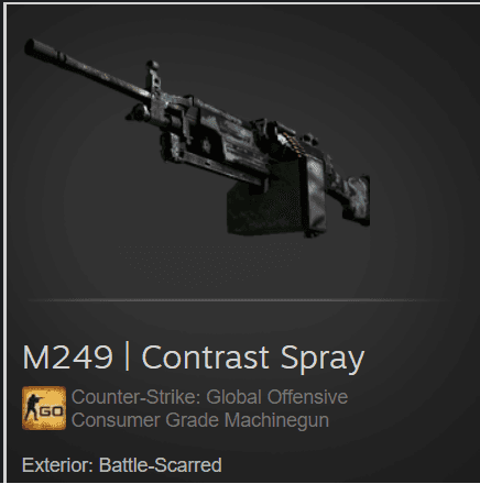 Gambar Product M249 | Contrast Spray (Consumer Grade Machinegun)
