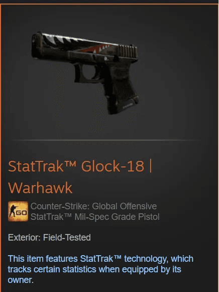 StatTrak™ Glock-18 | Warhawks