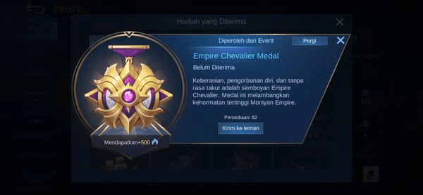 Gambar Product Empire Chevalier Medal