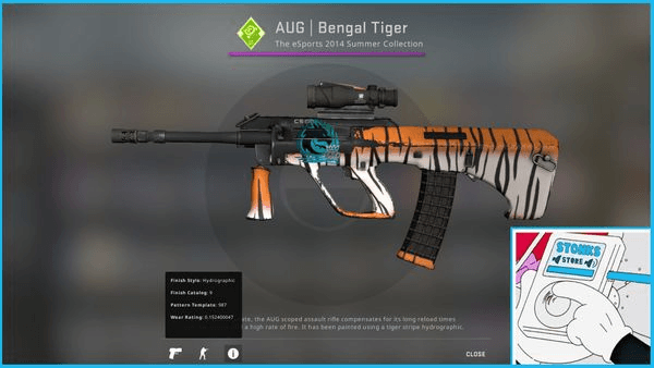 Gambar Product AUG | Bengal Tiger (Classified Rifle)