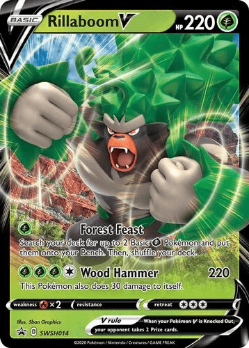 Gambar Product Rillaboom V - Pokemon TCG Online Codes