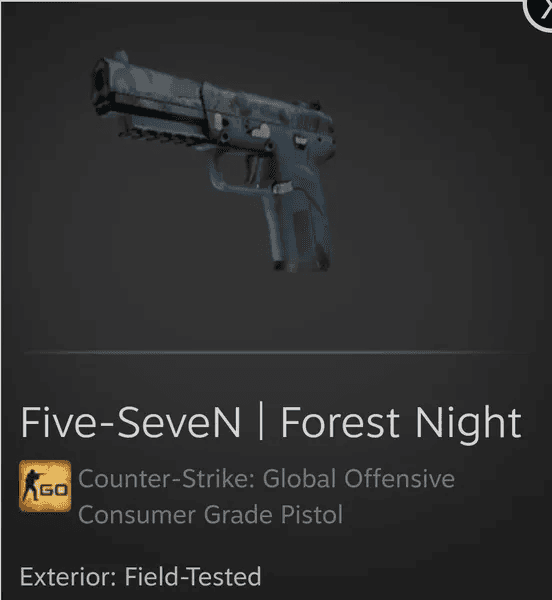 Five-SeveN | Forest Night (Consumer Grade Pistol)
