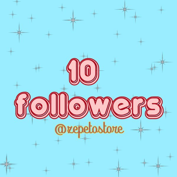 Gambar Product 10 FOLLOWERS, cek deskripsi!