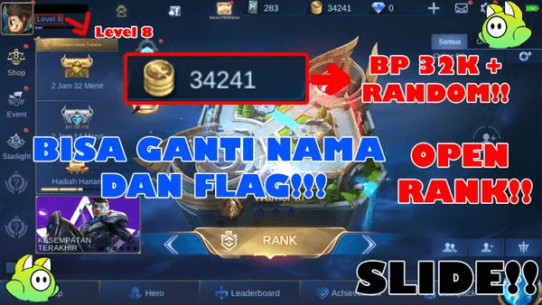 Gambar Product Akun Murah Ready Rank!! Bp 32k+ Tutorial UNDONE!! Ready CN dan CF!!