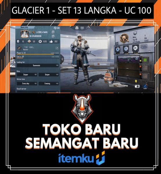 GLACIER 1 - SET 13 GG - UC 100 | AMAN 100%