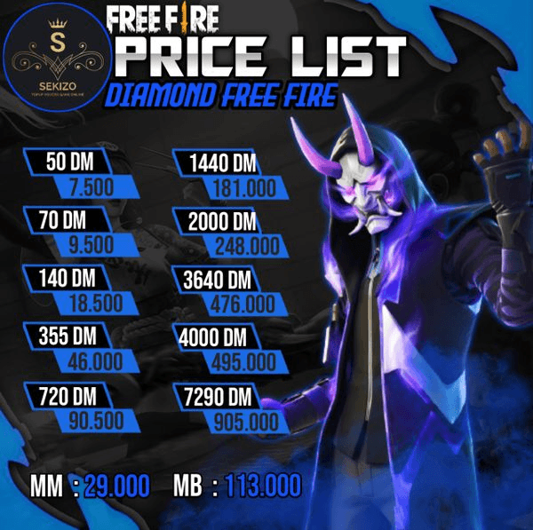 Gambar Product DIAMOND FREE FIRE