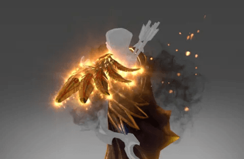 Golden Silent Wake (Immortal Drow Ranger)