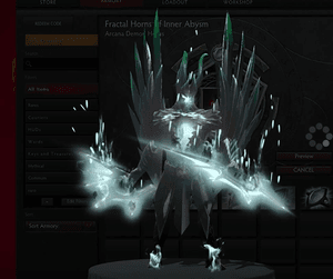 Fractal Horns of Inner Abysm (Arcana Terrorblade) Placid Blue