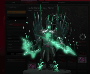 Fractal Horns of Inner Abysm (Arcana Terrorblade) Sea Green