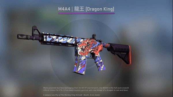 Gambar Product M4A4 | 龍王 (Dragon King) (Classified Rifle)