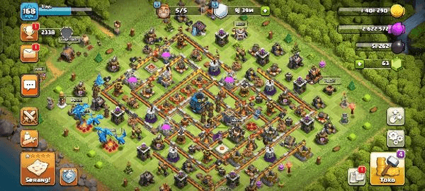 Gambar Product AKUN COC GG TH 12 SIAP BUAT WAR
