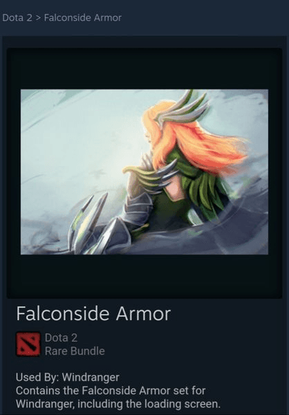 Gambar Product Falconside Armor (Windranger Set)