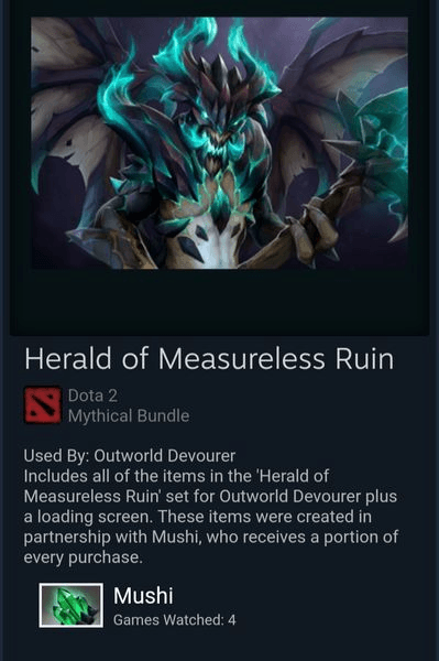 Gambar Product Herald of Measureless Ruin (Outworld Devourer Set)