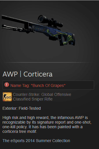 Gambar Product AWP | Corticera (Classified Sniper Rifle)