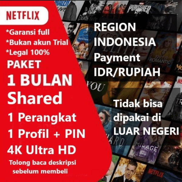 Gambar Product Sharing 1 Bulan 1 Profil HD (Region ID)