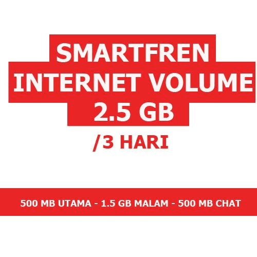 Gambar Product Internet Volume 2.5 GB (3 Hari)