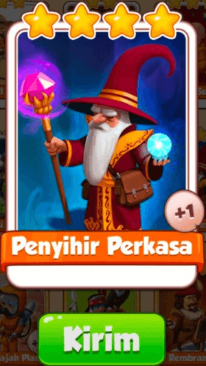 Mighty Wizard Card