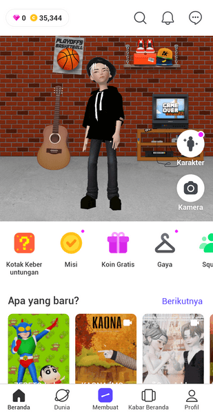 Gambar Product The total item price is 1000 Coins