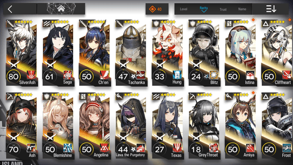 Gambar Product Akun Arknights Lv.50 - Included limited collab operator : Ash R6S