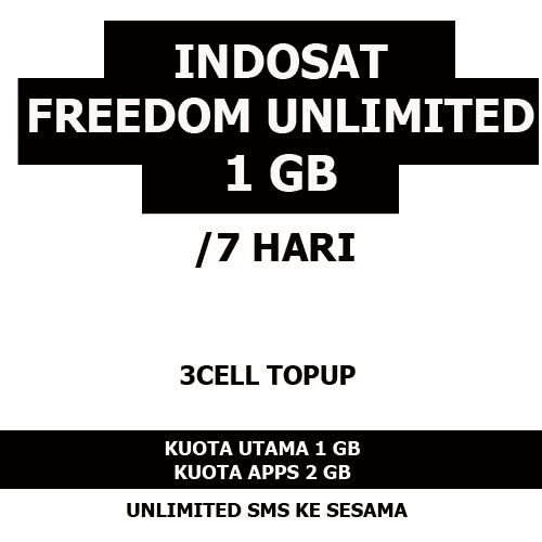 Gambar Product Freedom Unlimited 1GB (7 Hari)