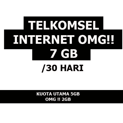Internet OMG! 7 GB (30 Hari)