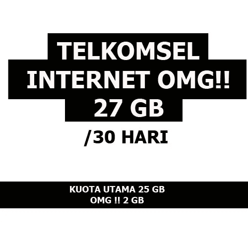 Internet OMG! 27 GB (30 Hari)