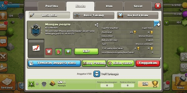 Gambar Product 	Clan Level 7