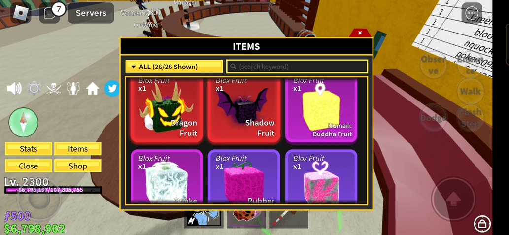 avatar Blox fruit Cuyy