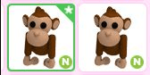 Gambar Product Neon Monkey N pet adopt me