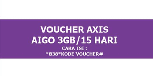 Axis 3GB 15 hari