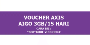 Axis 3GB 15 hari